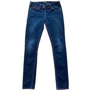Silver Jeans style Tuesday Mid Rise Skinny Stretch Denim Pants in size 28